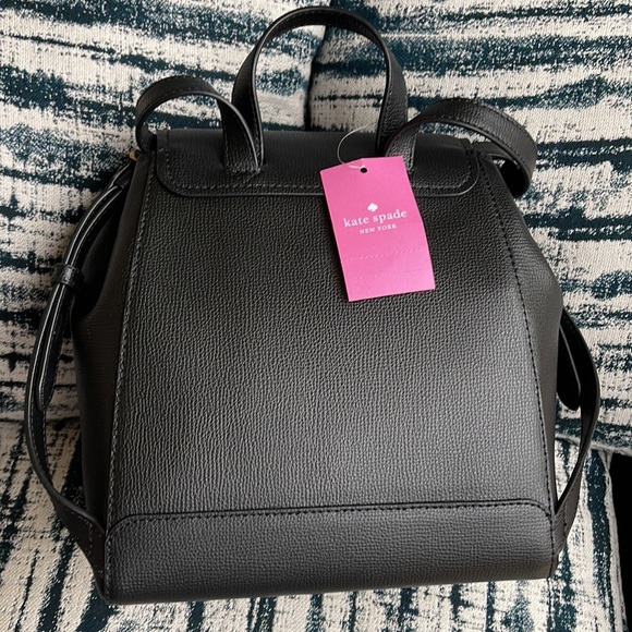 kate spade Bags Kate Spade Darcy Flap Backpack Black Poshmark